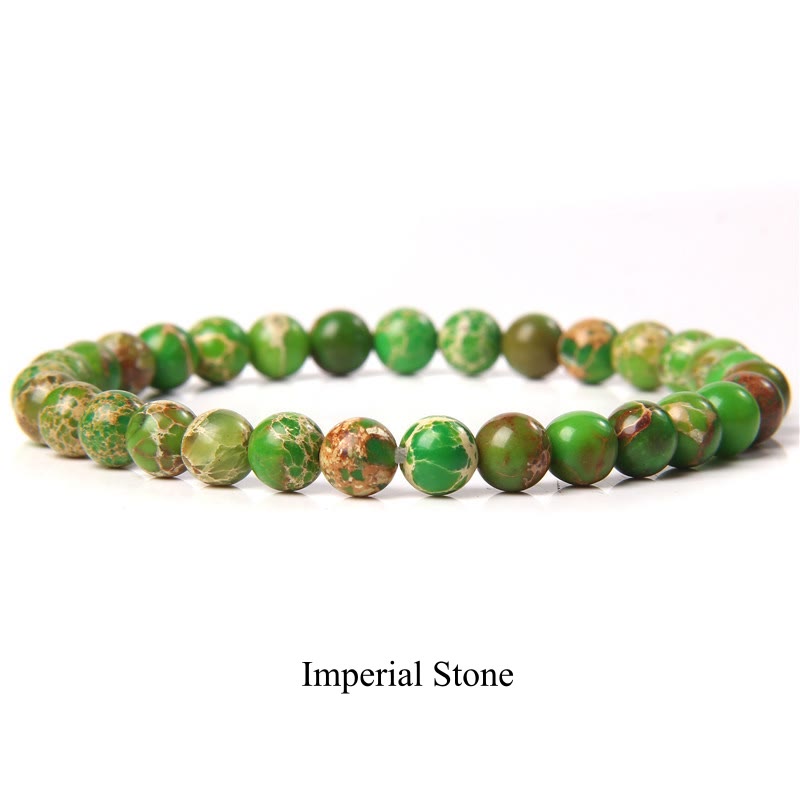Natural Stone Quartz Healing Beads Bracelet