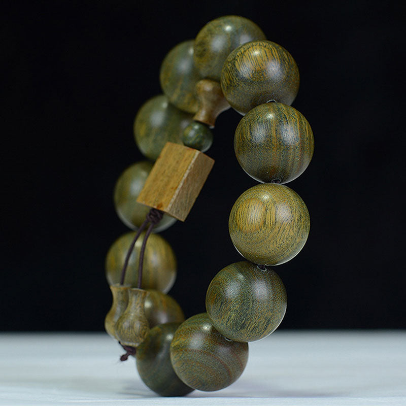 Tibetan Green Sandalwood Cure Bracelet