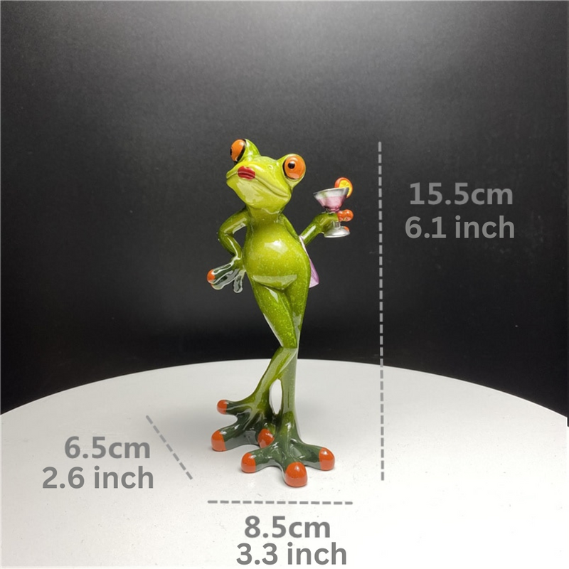 Whimsical Frog Sculptures