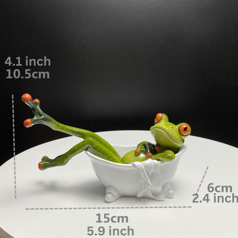 Whimsical Frog Sculptures