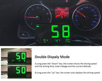 Universal Hud Heads Up Display 4.5'' Large Screen Digital Speedometer