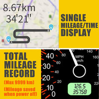 Universal Hud Heads Up Display 4.5'' Large Screen Digital Speedometer