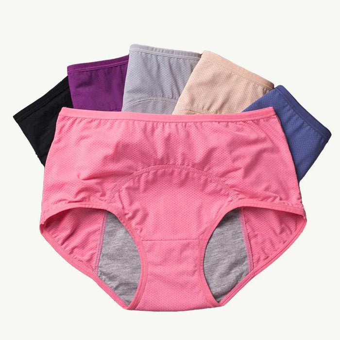 High Waist Leak Proof Panties (Plus Sizes)