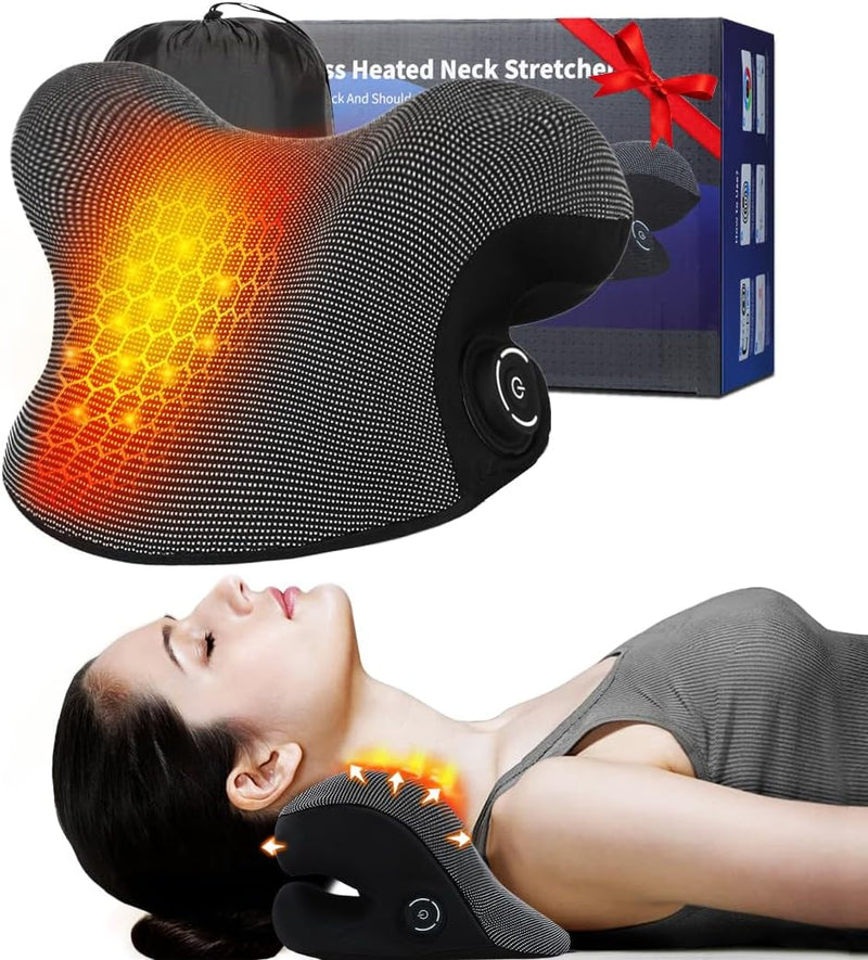 Heated Neck Stretcher for Pain Relief and Relaxation