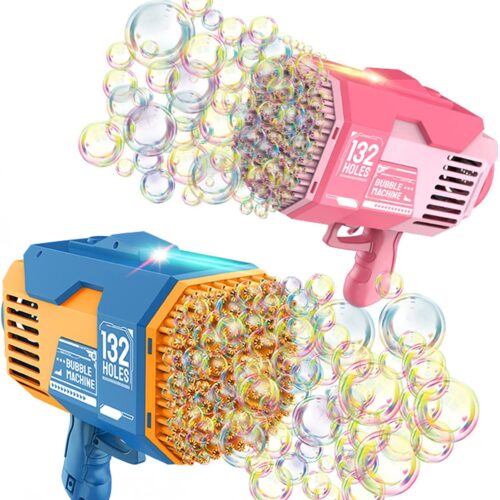 132 Holes Bazooka Bubble Machine