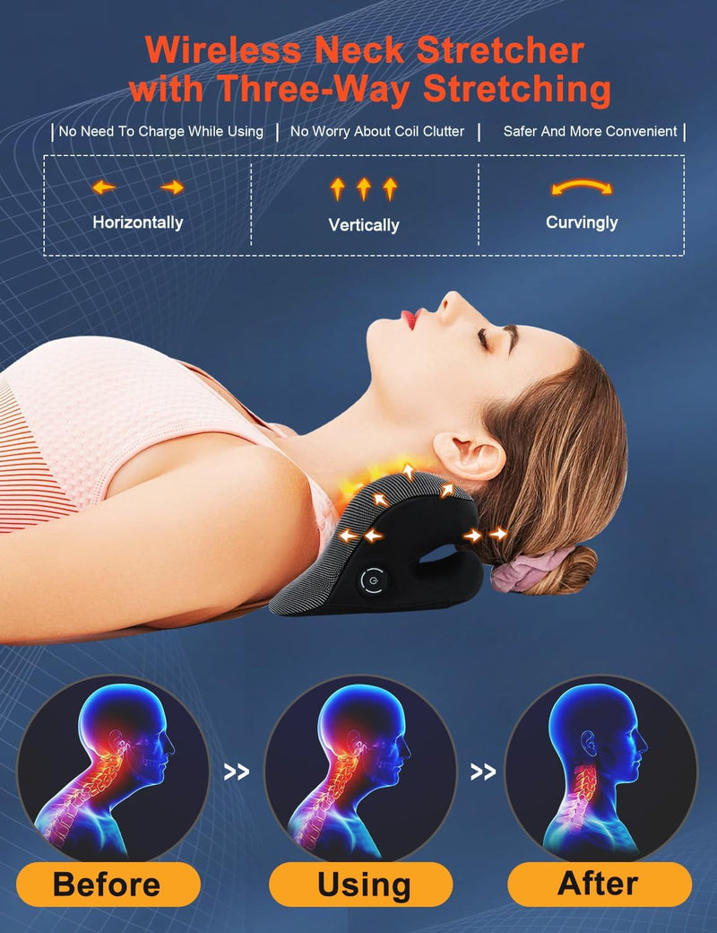 Heated Neck Stretcher for Pain Relief and Relaxation