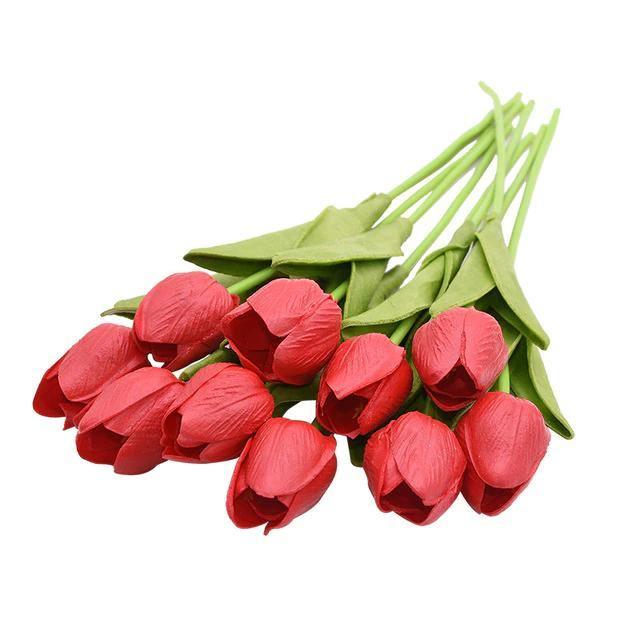 10x Künstliche Tulpen Blumen