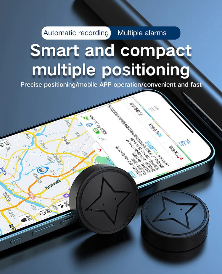 GPS Tracker for Vehicles Strong Magnetic Car Vehicle Tracking Anti-Lost,  Multi-Function GPS Mini Locator