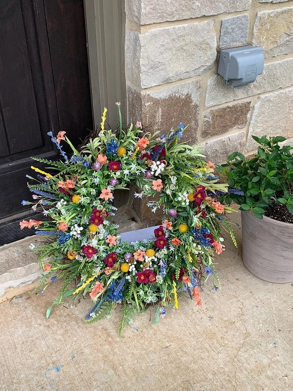 Texas Wildflower wreath