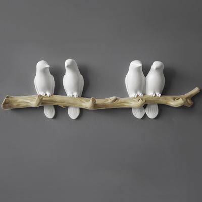 Singing Birds Decorative Resin Hanger