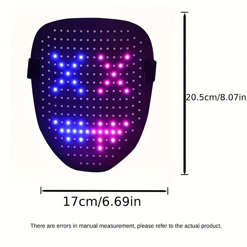 LED Smart Halloween Mask with Gesture Sensing