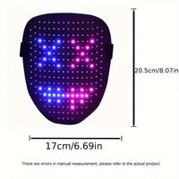 LED Smart Halloween Mask with Gesture Sensing