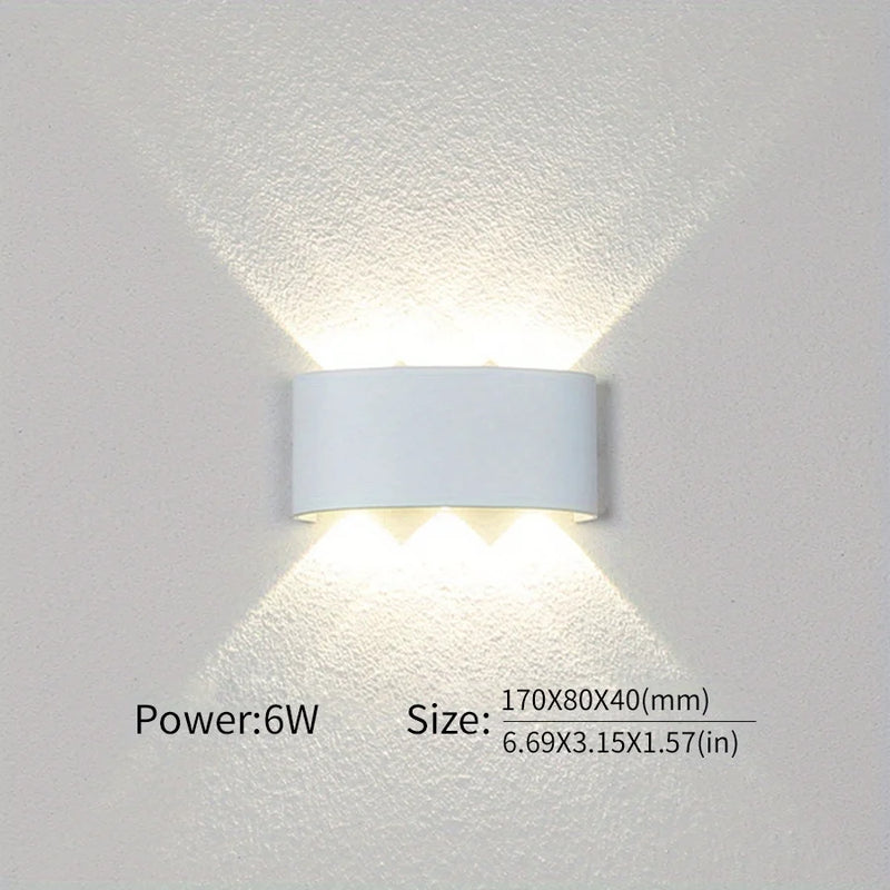 LED Waterproof Wall Lamp – IP66 Up and Down Lighting