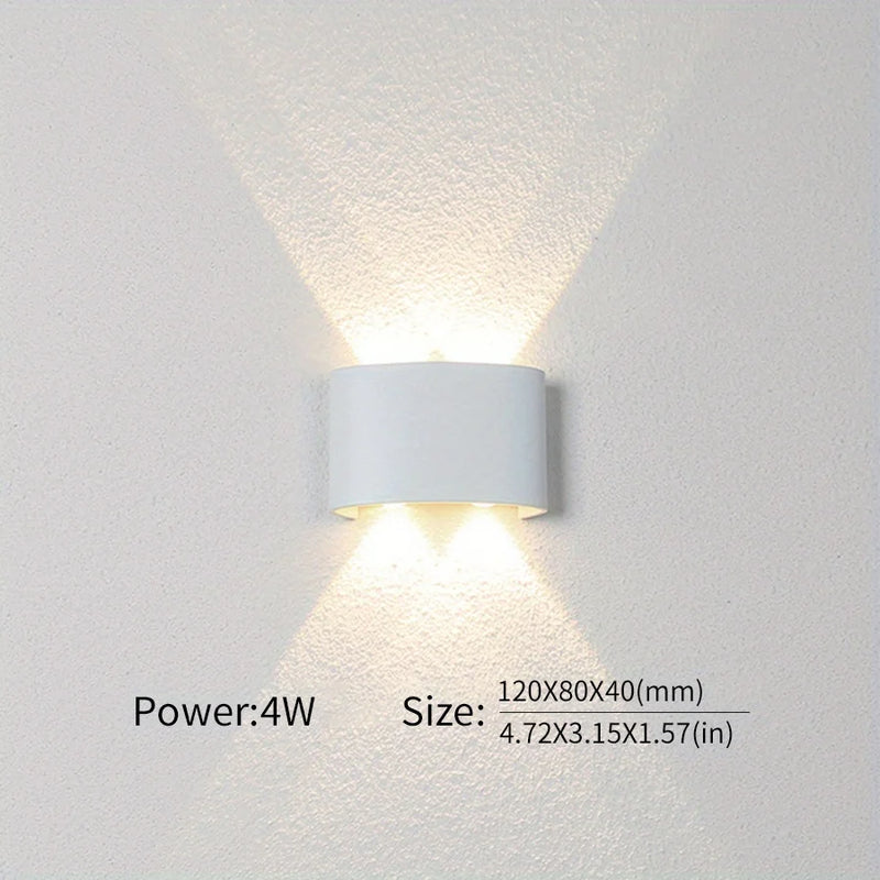 LED Waterproof Wall Lamp – IP66 Up and Down Lighting