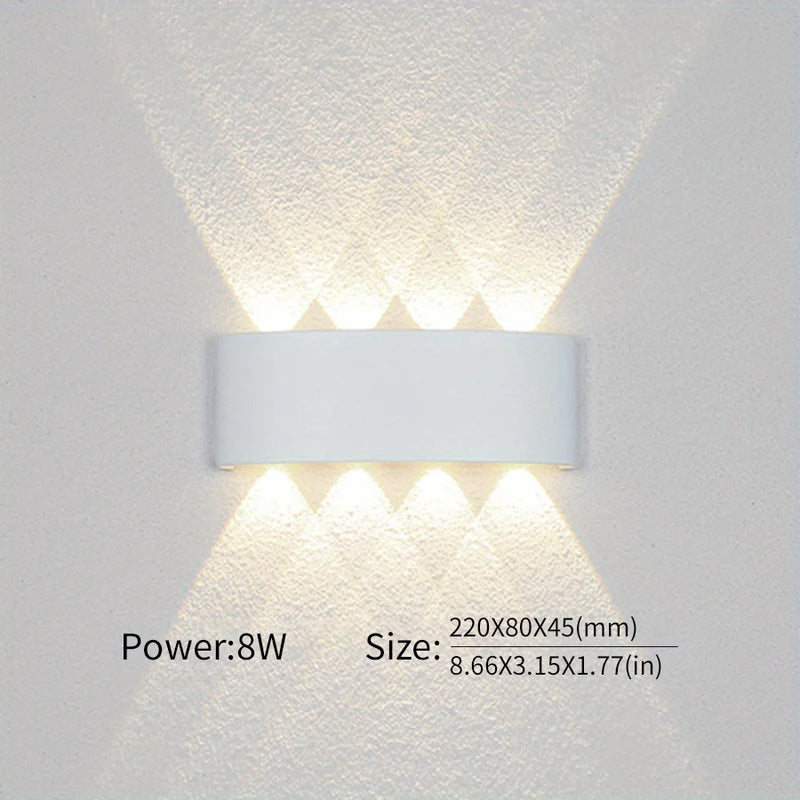 LED Waterproof Wall Lamp – IP66 Up and Down Lighting