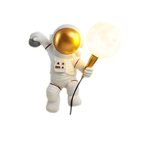 Astronaut Holding the Moon Wall Lamp