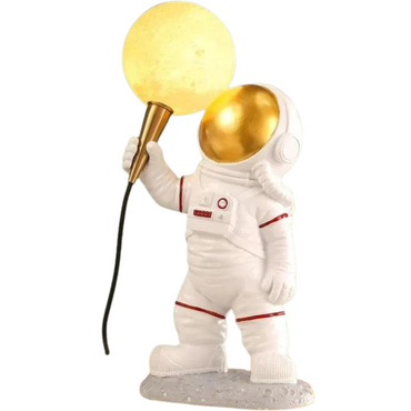 Astronaut Holding Moon Desk Lamp LED Night Light