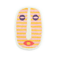 Abstract Face Bath Mat