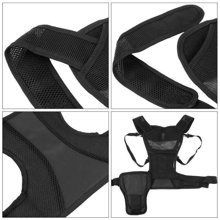 Adjustable Dual Camera Chest Harness System