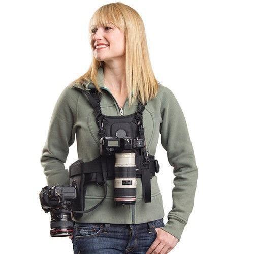 Adjustable Dual Camera Chest Harness System