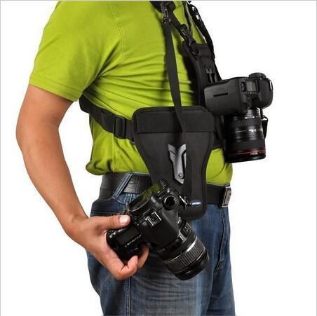 Adjustable Dual Camera Chest Harness System