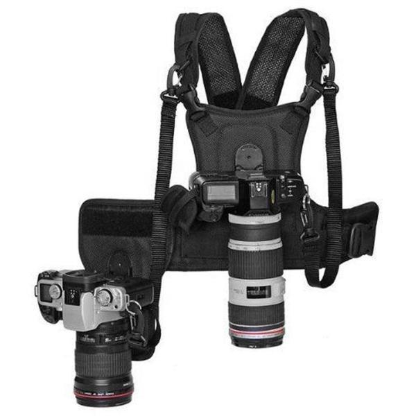 Adjustable Dual Camera Chest Harness System