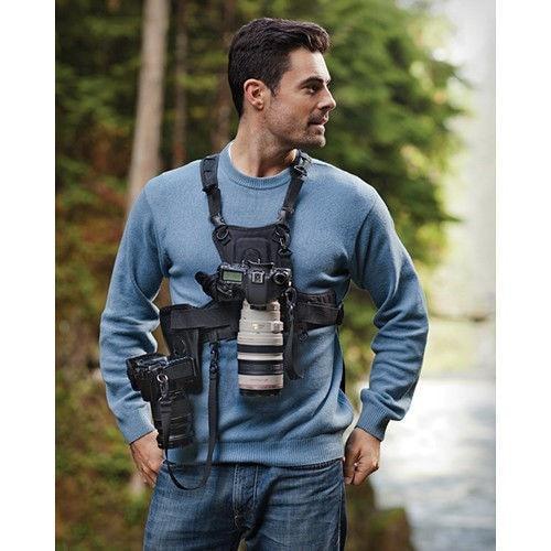 Adjustable Dual Camera Chest Harness System