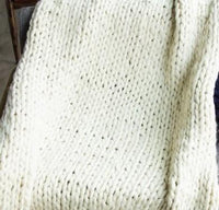 Chunky Knit Throw Blanket