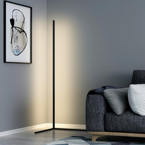 Minimalist LED Corner Floor Lamp