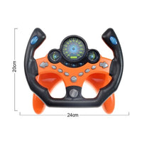 Electric Simulation Steering Wheel Toy