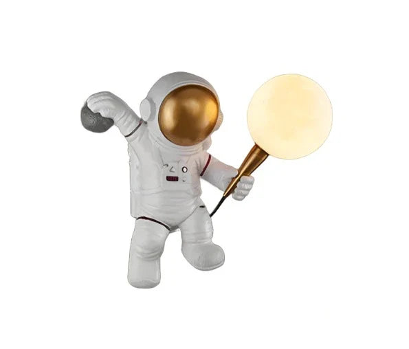 Astronaut Holding the Moon Wall Lamp