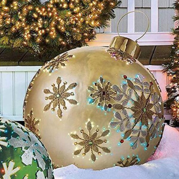 Large Christmas Decorated Ball