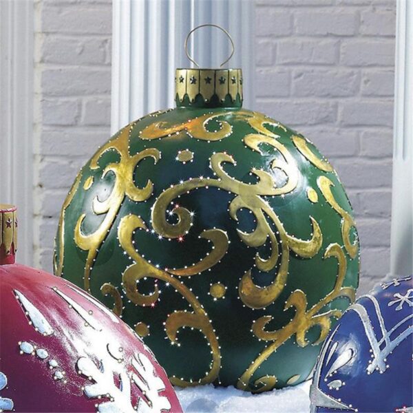 Large Christmas Decorated Ball