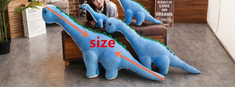 Extra Large Cuddle Plush Diplodocus Dinosaur for Snuggly Fun