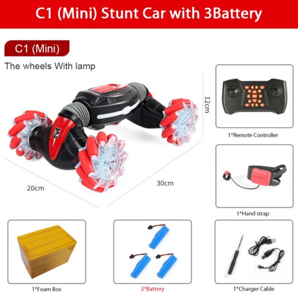 Gesture Sensing Stunt RC Car – Motion-Activated Controls