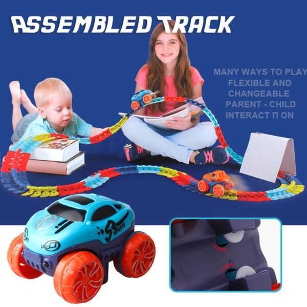 Assembled Race Car Track