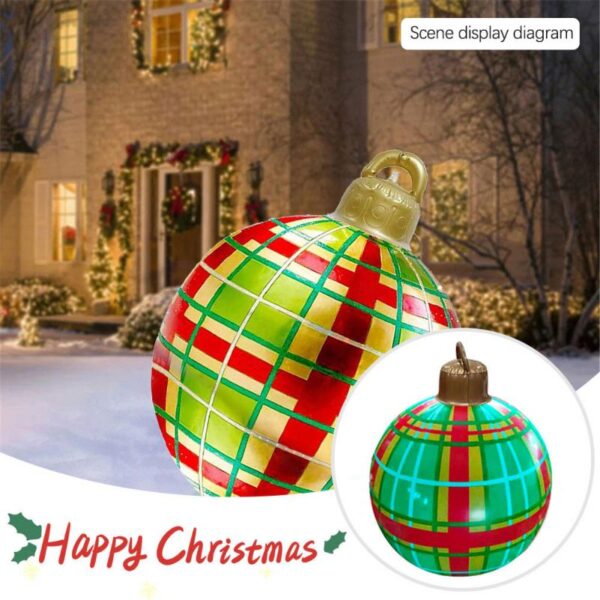 Large Christmas Decorated Ball