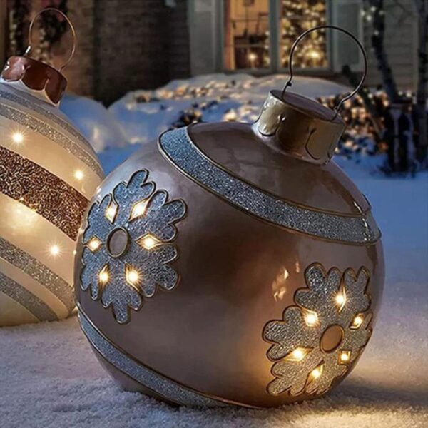 Large Christmas Decorated Ball