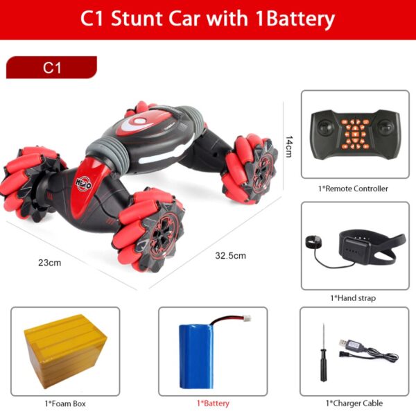 Gesture Sensing Stunt RC Car – Motion-Activated Controls