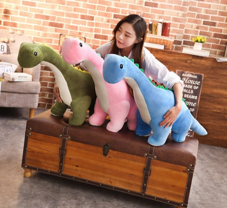 Extra Large Cuddle Plush Diplodocus Dinosaur for Snuggly Fun