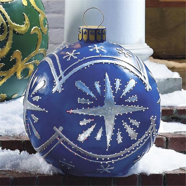 Large Christmas Decorated Ball