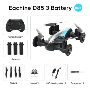 Ground-Air Drone 2-in-1 – Remote Control Drone & Vehicle