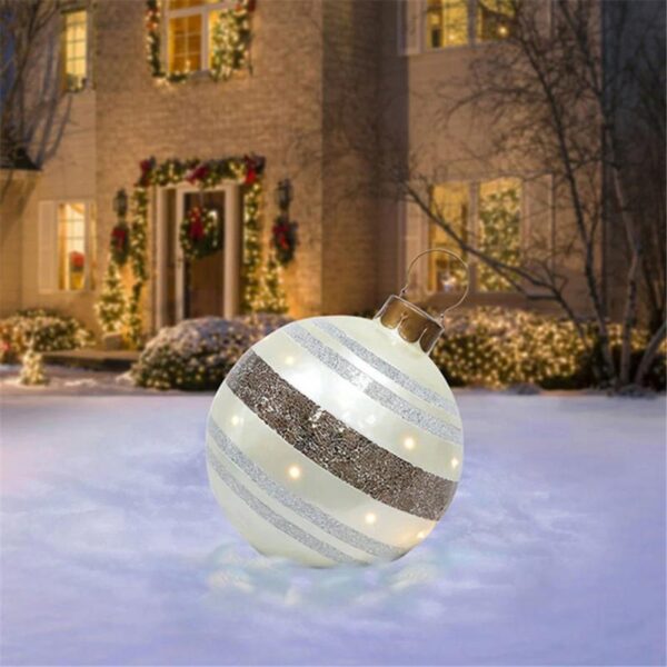 Large Christmas Decorated Ball