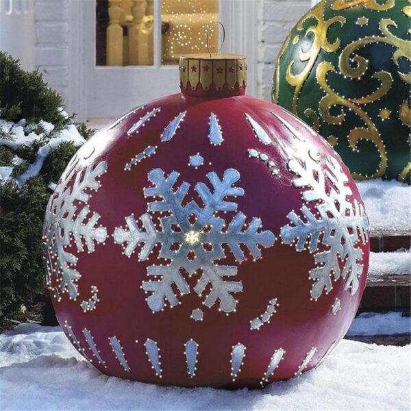 Large Christmas Decorated Ball