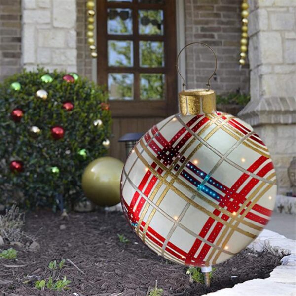 Large Christmas Decorated Ball