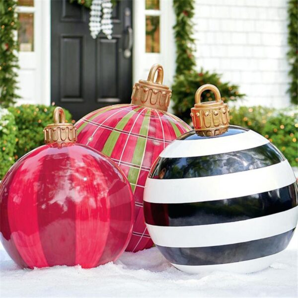 Large Christmas Decorated Ball