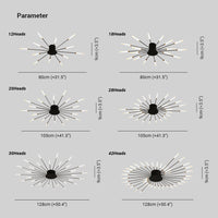 Deckenleuchte Feuerwerk | Wohnzimmer/Schlafzimmer