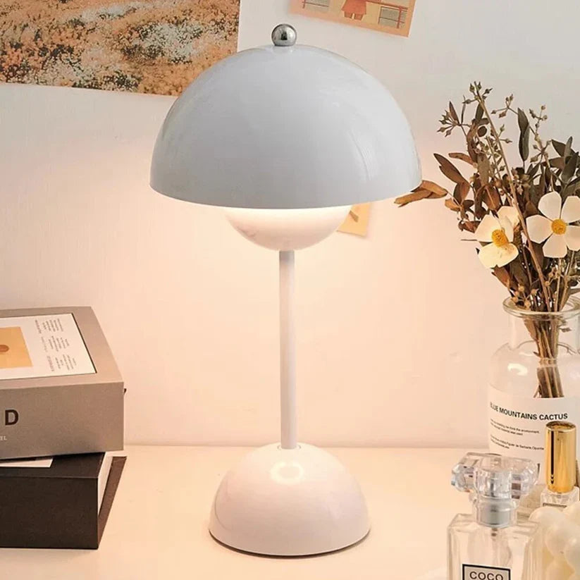 Flowerpot Touch Rechargeable Cordless Desk Lamp