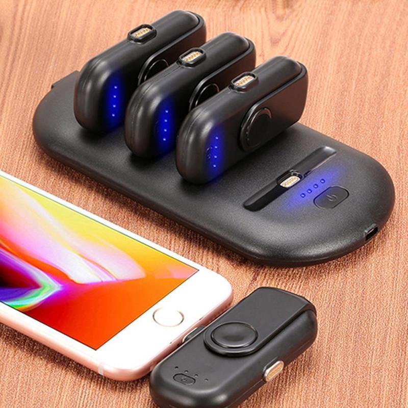 Portable Power Bank Charger - Magnetic Charging Packs for iPhone & Samsung