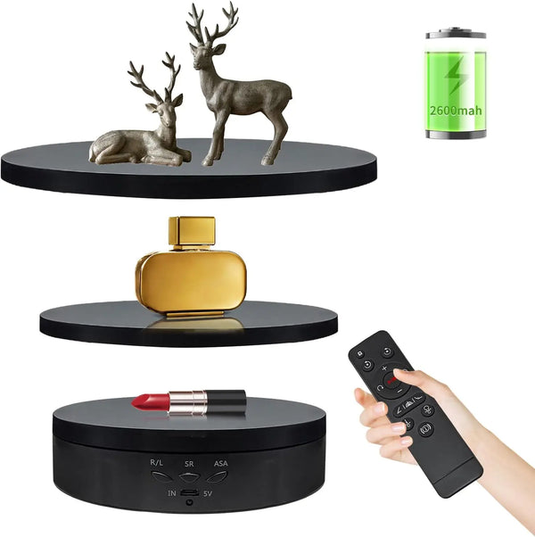 Jewelry Rotating Turntable – Remote Controlled Electric Display Stand